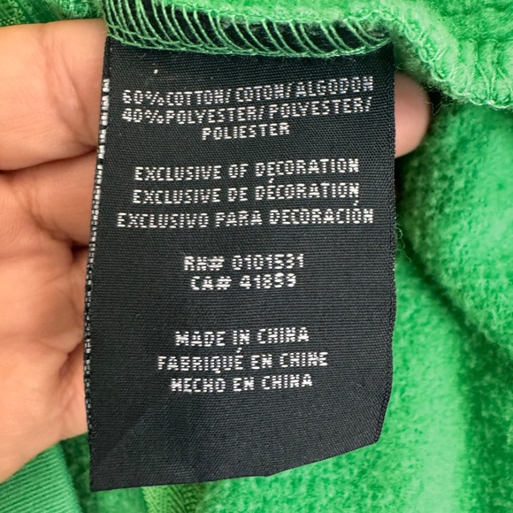 Mad Engine Hoodie w/ Hat & Mask Full‎ Zip Jacket Green St Patrick's Day Child XL - Picture 10 of 11